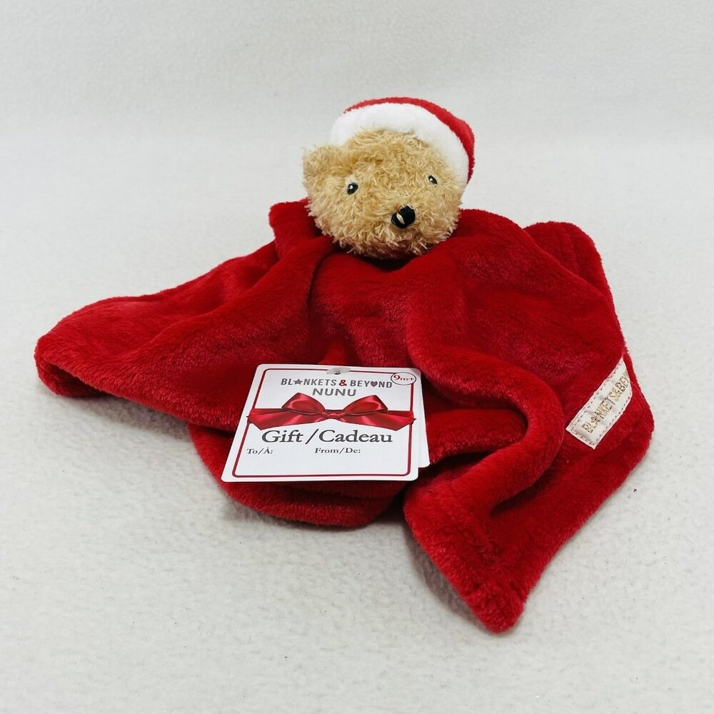 Blankets Beyond Security Lovey Bear Nunu Blankie Plush Christmas Baby Infant Toy